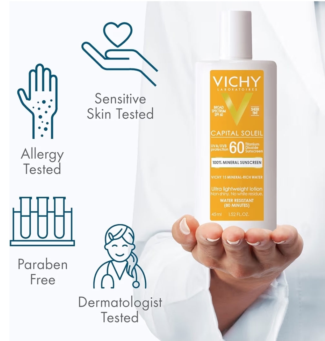 Vichy Capital Soleil Tinted Mineral Sunscreen for Face SPF 60