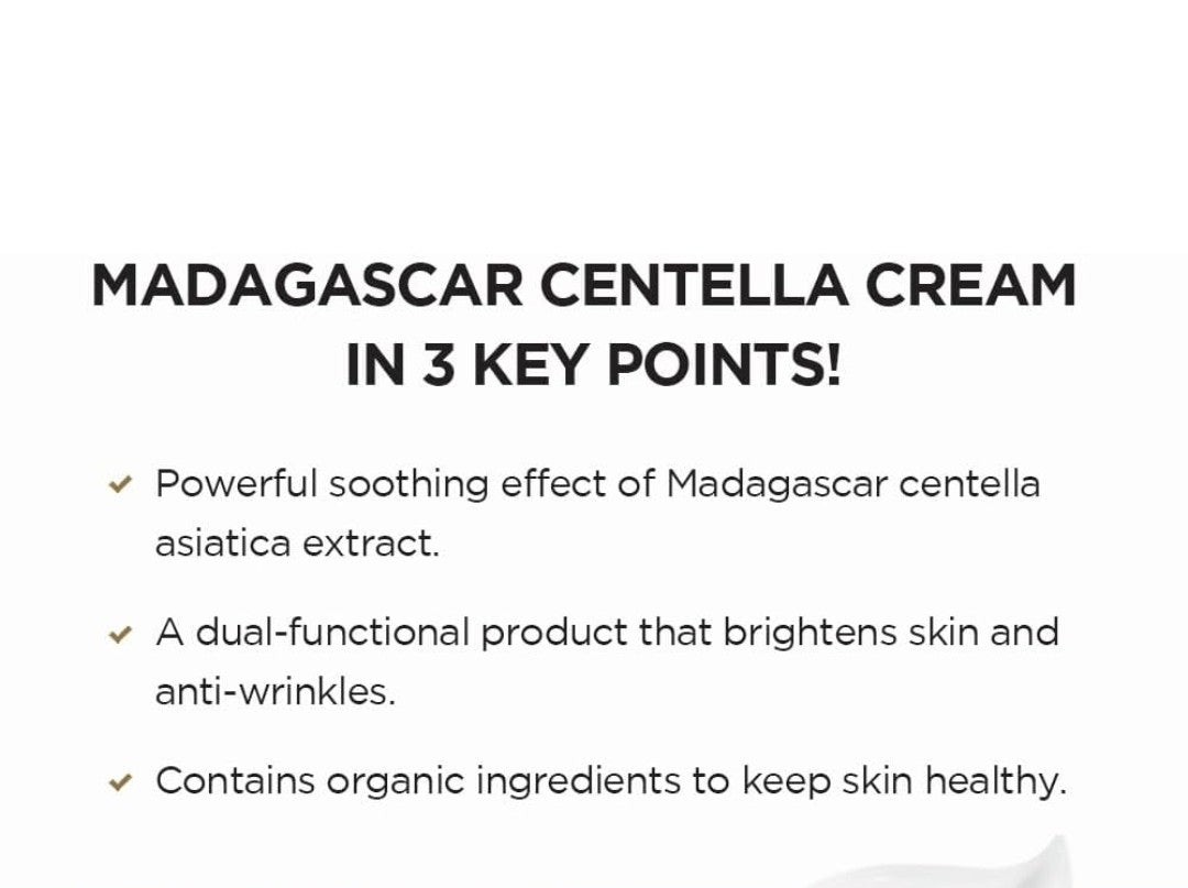 Crema de Centella de Madagascar SKIN1004 - Hidratante, iluminadora y antiarrugas