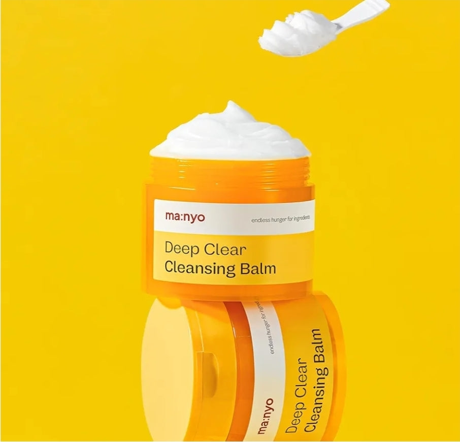 ma:nyo Deep Clear Cleansing Balm - Vegan, Daily Makeup Remover with Natural plant oils with Revercellar Technology that allows for better attraction of dirt & grime