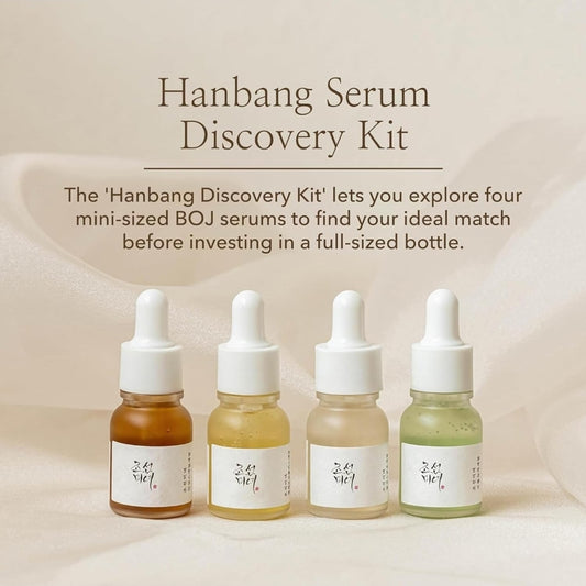 Beauty of Joseon Hanbang Serum Discovery Kit Gift Set - Moisturizing 4 Travel Size Mini Serums - 10ml each