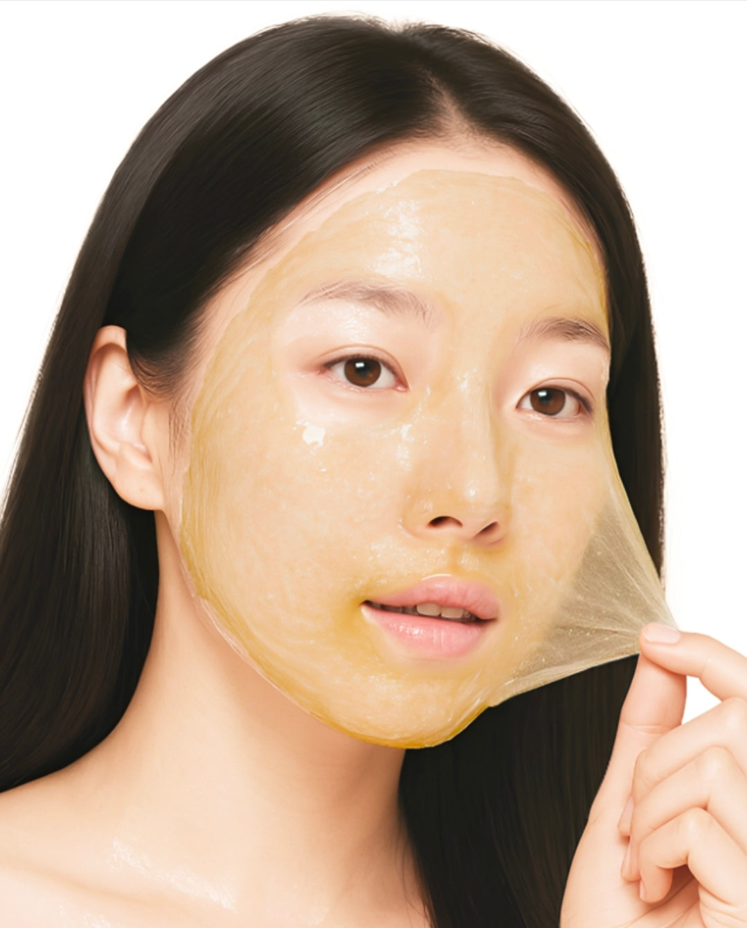 Mascarilla envolvente tonificante con cúrcuma y vitamina C de DumiDang: vitamina C, arbutina, niacinamida y ácido tranexámico (TXA): ilumina la piel para una apariencia clara y radiante y unifica la apariencia de un tono de piel irregular.