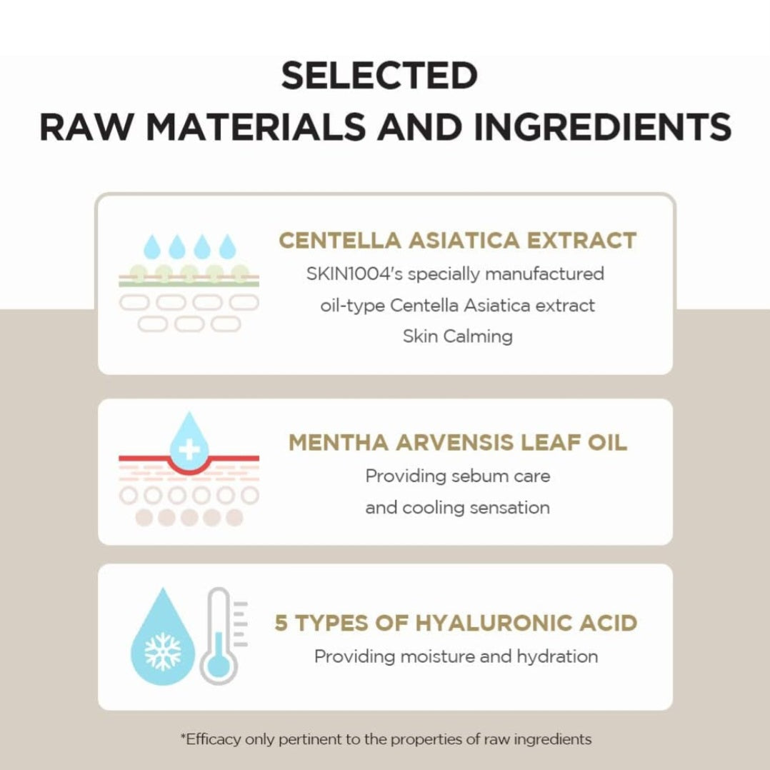 SKIN1004 Madagascar Centella Watergel Sheet Ampoule Mask - Calms skin and retains moisture - 1 Mask