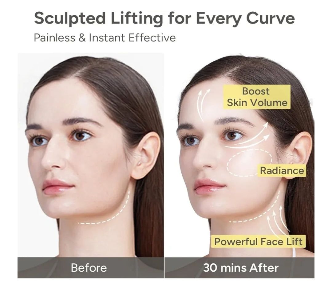 SUNGBOON EDITOR Deep Collagen Retinol Tension Boost Up Mask - Retinol, Volufiline, Lifted Skin, Skin Firmness, Boosted Volume for Sagging skin, Double Chin Reducer, V Line Lifting - 1 Mask