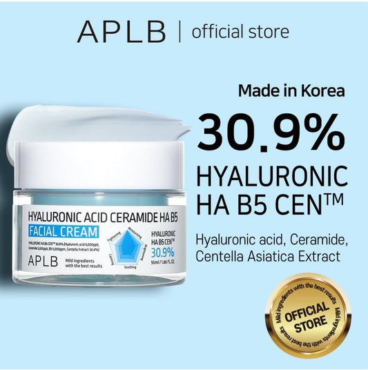 APLB Hyaluronic Acid Ceramide HA B5 Facial Cream - HYALURONIC HA B5 CEN Deep hydration