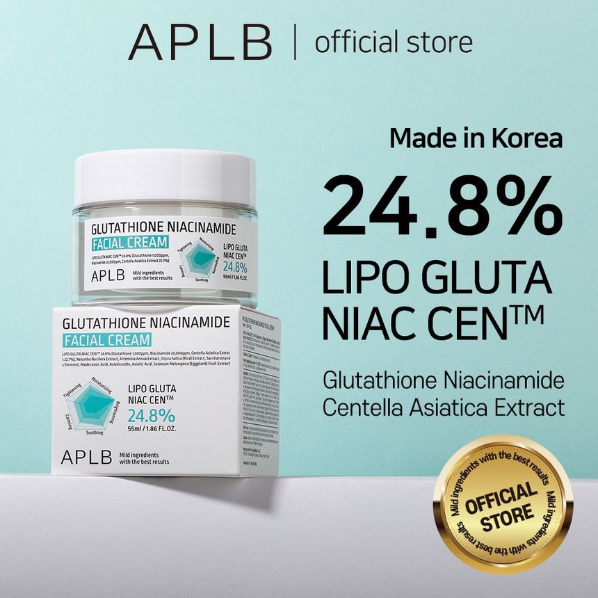 Crema facial de glutatión y niacinamida APLB