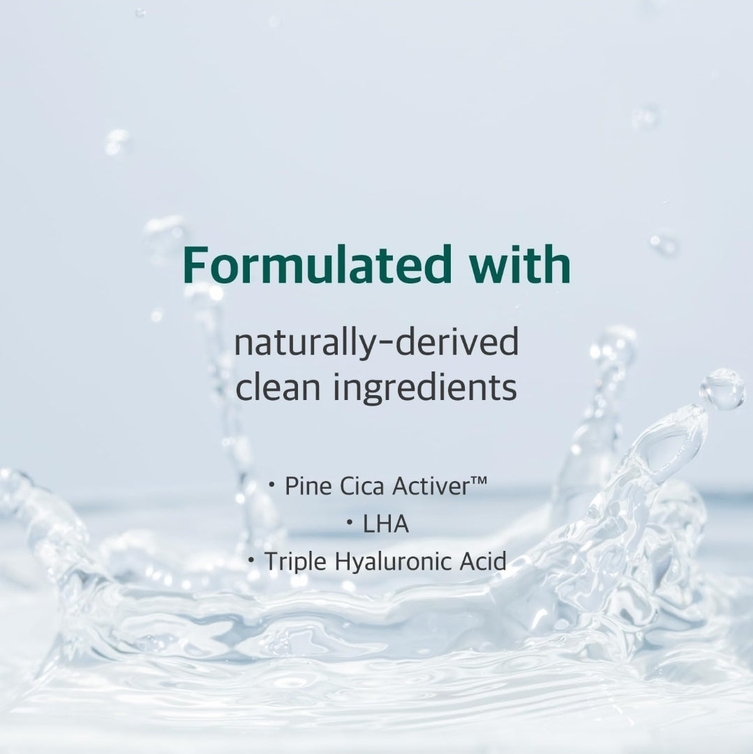 Round Lab Pine Calming Cica Pad - Cooling and Soothing Toner Pads with Pine Cica, BHA + LHA, and Hyaluronic Acid for Heated, Acne-Prone Skin, Multi-Zone Hydration - 50 Pads