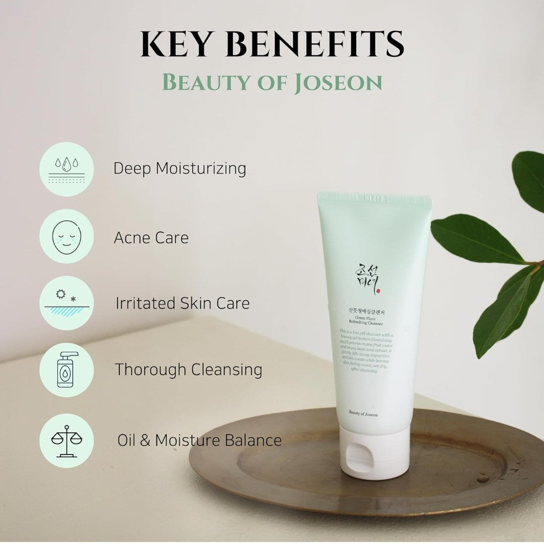 Gel limpiador refrescante de ciruela verde Beauty of Joseon - Limpieza profunda de poros