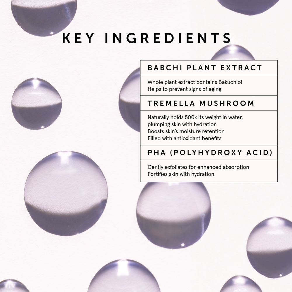 Herbivore Bakuchiol Retinol Alternative Smoothing Serum - Peptides, Smooths Skin and the appearance of fine lines and wrinkles