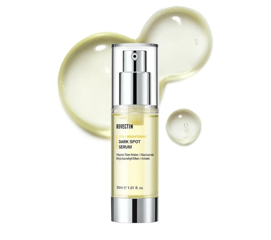 ROVECTIN Vita Brightening Dark Spot Serum - Clearing Blemish and Evening Skin Tone - Rich Vitamin C, Brightening, Hydrating