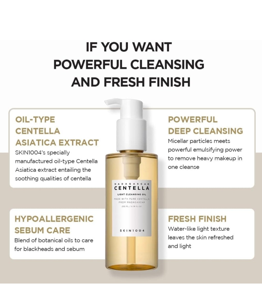 SKIN1004 Madagascar Centella Light Cleansing Oil