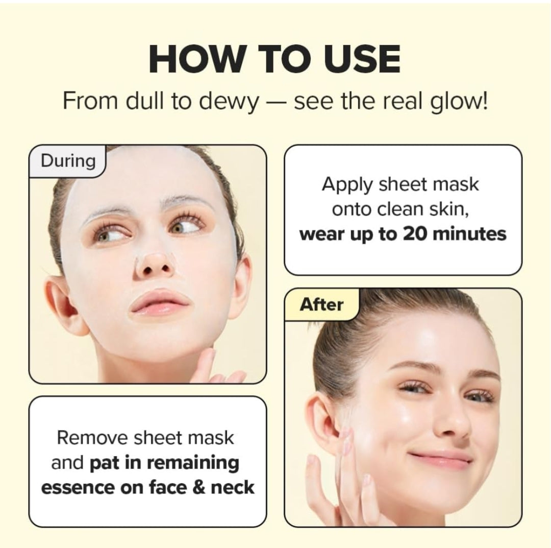 I DEW CARE Glass Skin Mask - Let's Get Sheet Faced - IN THE ZONE - Chamomile & Tea Tree Extract - Pore Treatment - 1 Mask