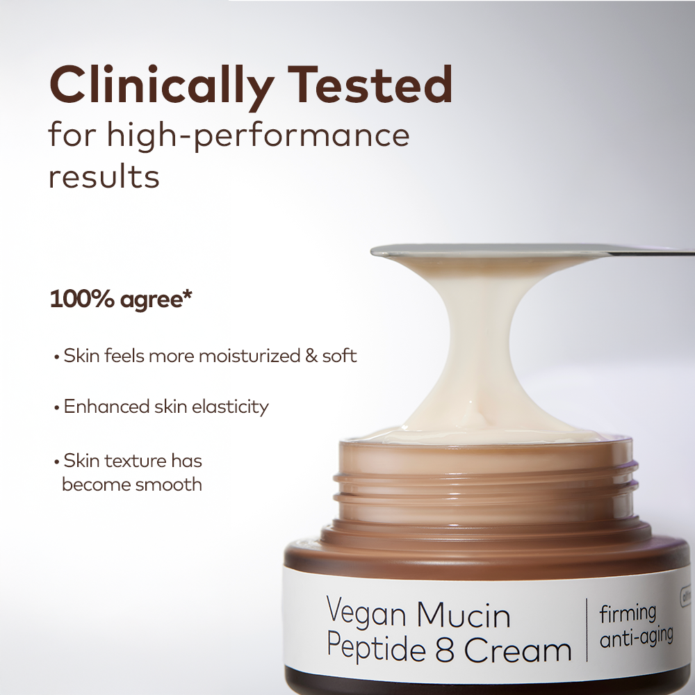 The Face Shop Alltimate Vegan Mucin Peptide 8 Cream - Hydrating, Firming Anti-Aging Cream