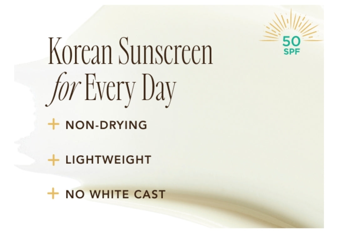 THE FACE SHOP Protector solar mineral diario FPS 50 - Protector solar coreano para el rostro con óxido de zinc, pantenol y niacinamida para piel sensible