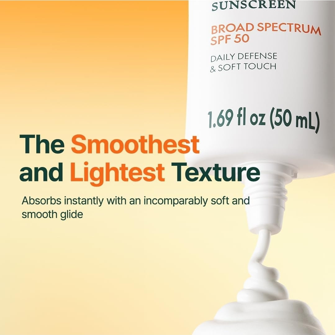 PURITO Sun Day Adventure Korean Sunscreen - Smoothest and Lightest Texture Broad Spectrum SPF 50 UVA & UVB Protection No White Cast Oil Free For All Skin Types Vegan Daily Skin Care