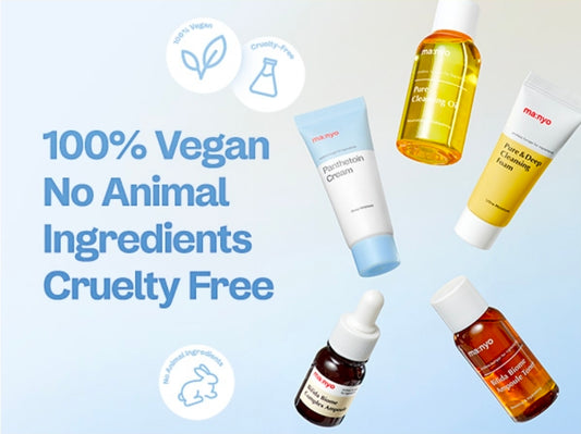 ma:nyo Travel Kit - 5 steps of skincare kit - The complete daily regimen - Cleansing, Hydrating, Soothing, Moisturizing + 1 Free Mixsoon Mask