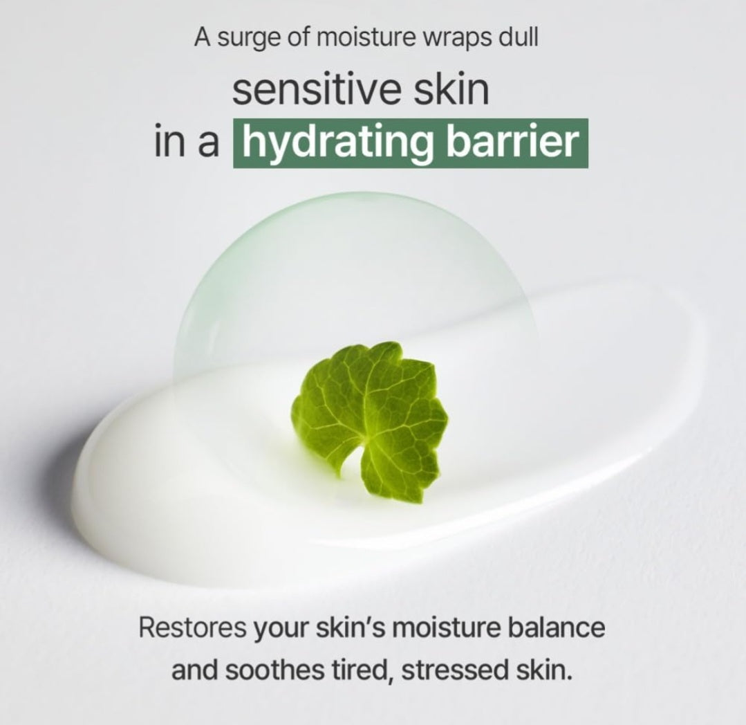Mixsoon Cica Hyal Crema Calmante Profunda - Crema en gel hidratante ligera para piel sensible con Centella Asiática, Ácido Hialurónico, Ceramida y Pantenol