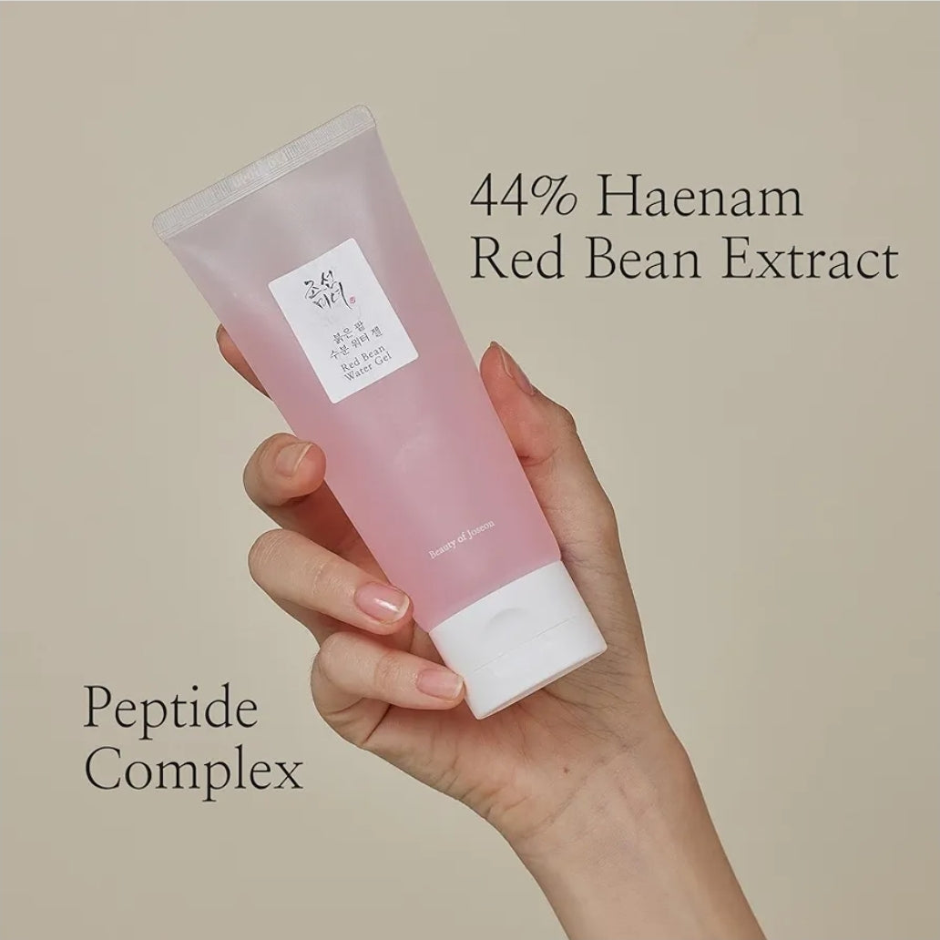 Beauty of Joseon Red Bean Water Gel - Hydrating Peptide Hydro Boost Moisturizer for Acne Prone Dry Skin, Anti-Aging, Peptides