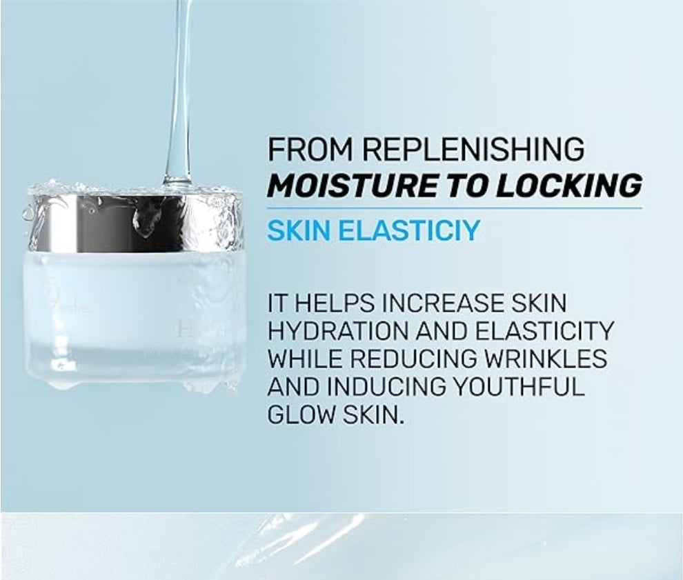 9 wishes Hydra Ampule Cream - Powerful Hydration with Coconut Water - Long Lasting Hydration Facial Moisturizer Deeper Layers of Skin
