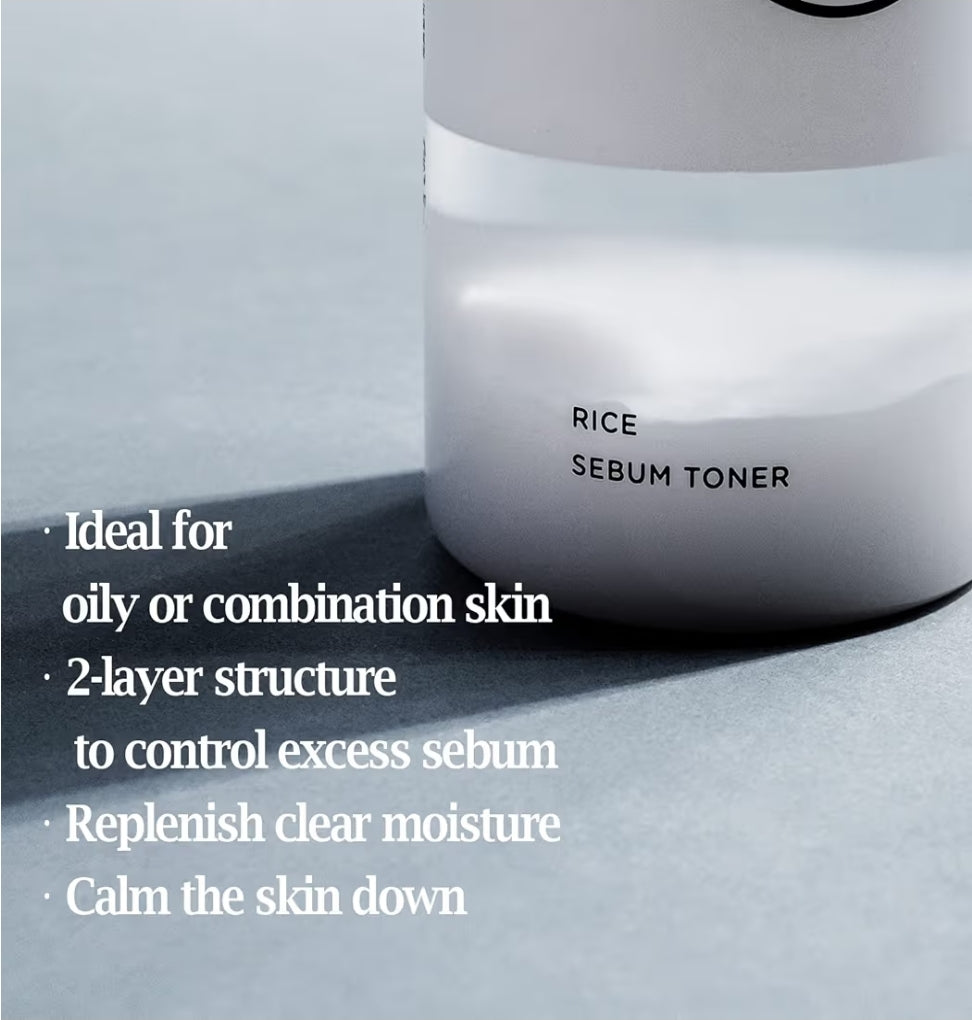 MIDHA Rice Sebum Toner - Refinador de poros hidratante