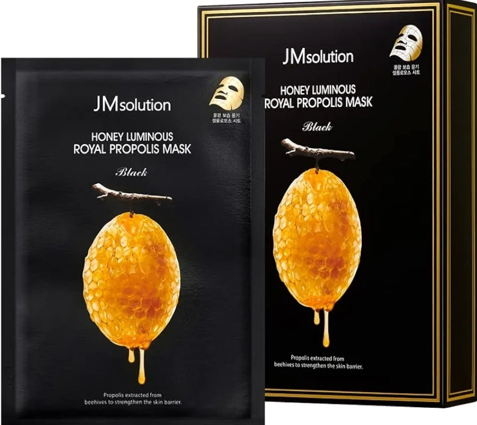 JMsolution Honey Royal Propolis Ampoule Korean Skin care Face Mask -Rich Moisturizing boositng Nutrition - 1 Mask