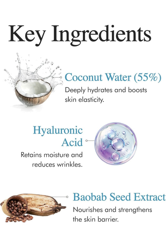 9 Wishes Hydra Glowing Deep Hydration Ampoule – Award-Winning Hydrating Serum for Face with Hyaluronic Acid Coconut Water, Long-Lasting Moisture