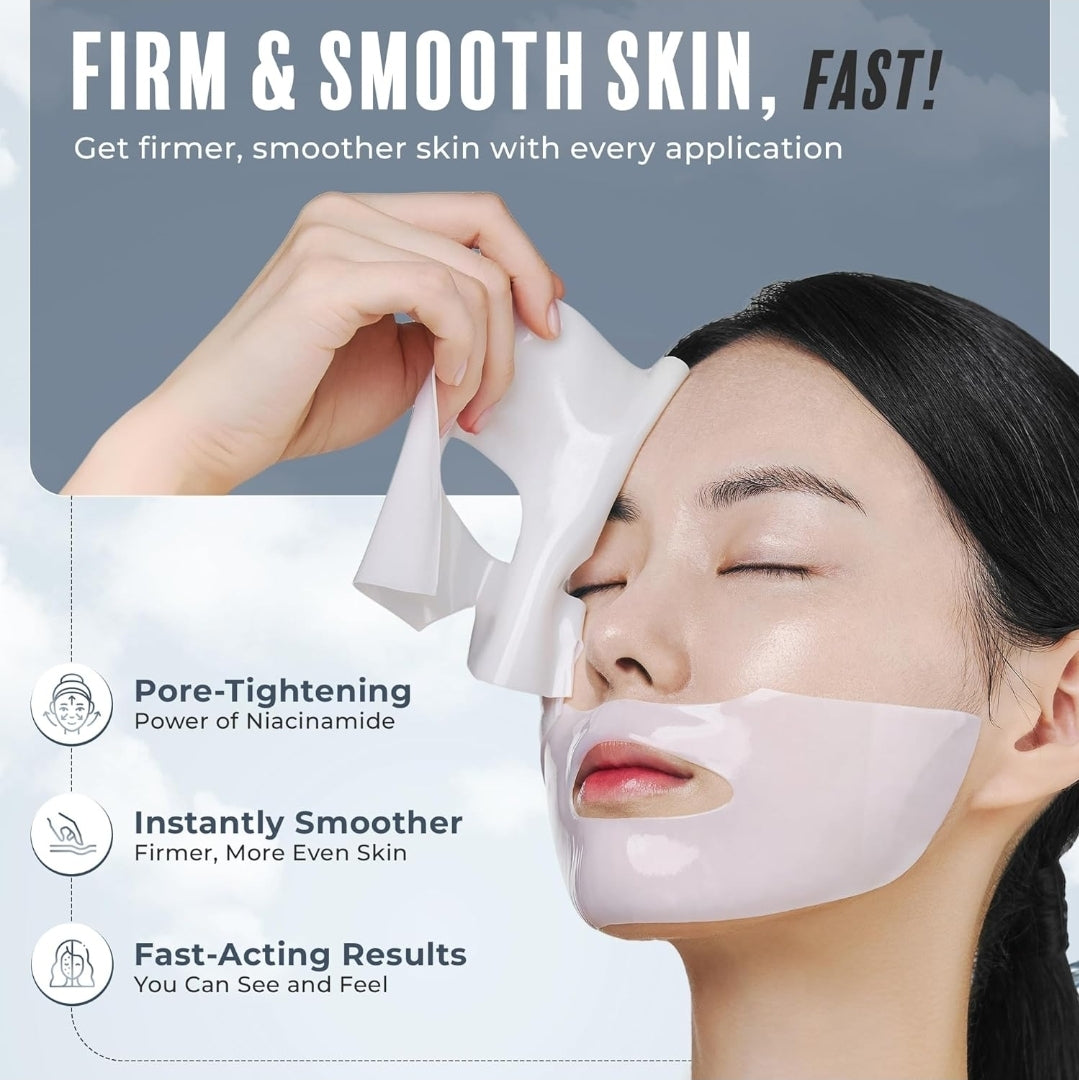 BioRadiant Magic Melting Hyaluronic Hydrogel Mask - Cooling & Soothing - 1 Mask