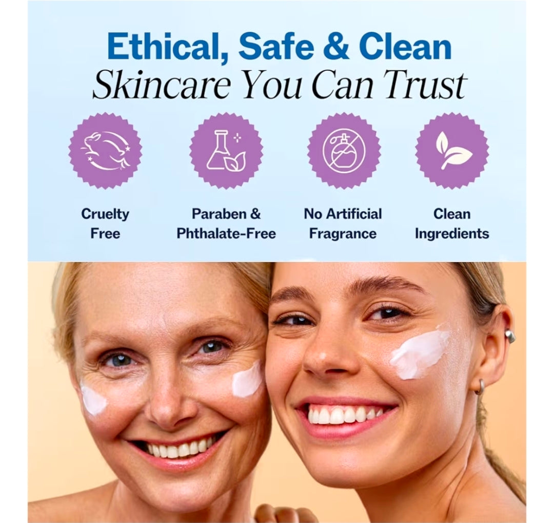 LilyAna Naturals Anti Aging Retinol Face Cream for Women – Wrinkle & Neck Cream for Firming, Retinol Moisturizer for Face with Hyaluronic Acid, Hydrating Night Cream for Fine Lines, Collagen Boost