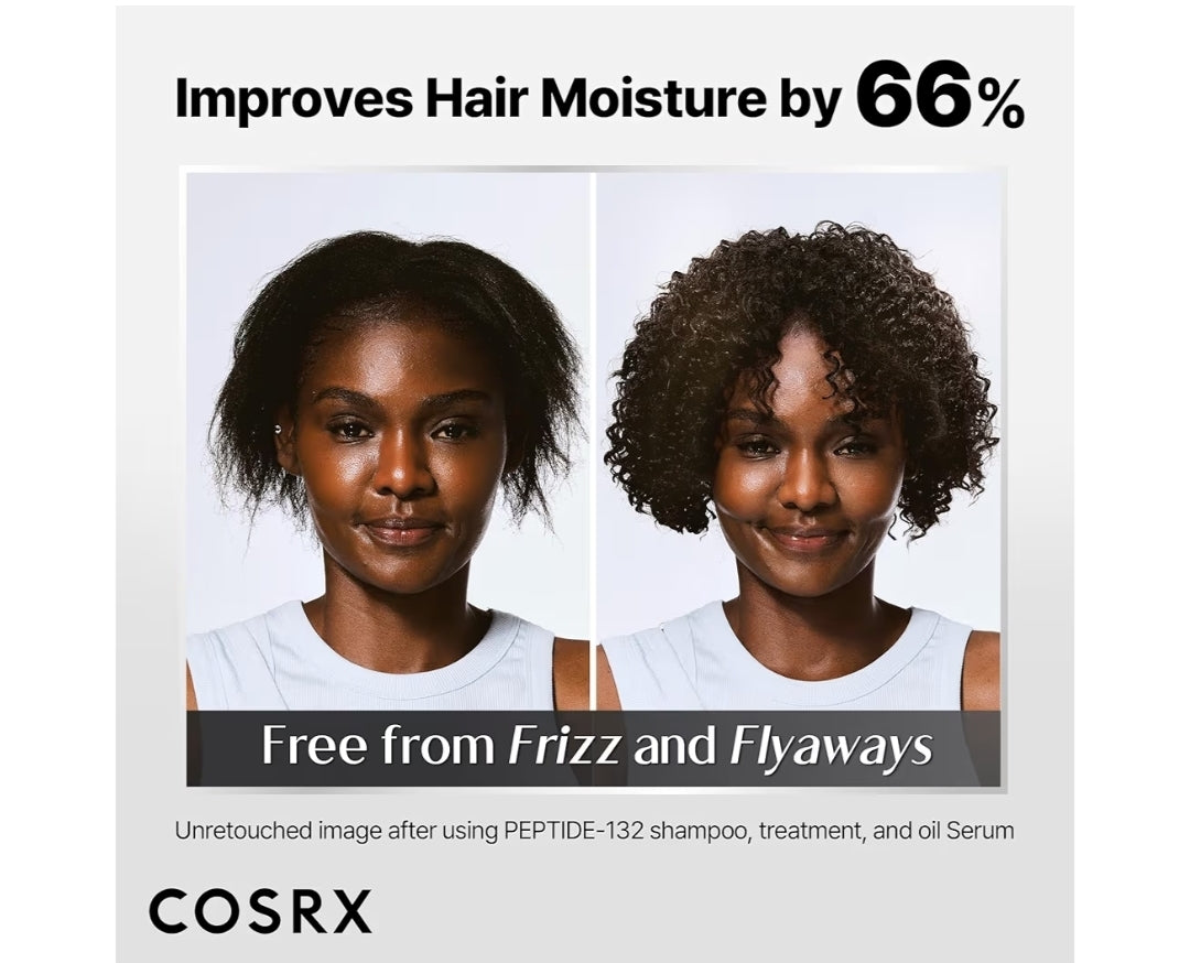 COSRX PEPTIDE 132 Ultra Perfect Hair Bonding Oil Serum - Keratin Treatment for Frizzy, Damaged, Dry Hair – Repairs Split Ends, Adds Hair Gloss with Argan & Jojoba Oils – For All Hair Types