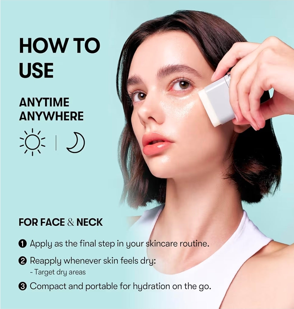 VT COSMETICS PDRN Essence Stick Balm - PDRN Collagen Multi Wrinkle Stick, All-in-One Eye & Neck Treatment, Glow Makeup Base & Face Treatment Balm, Plumping, Fine Lines