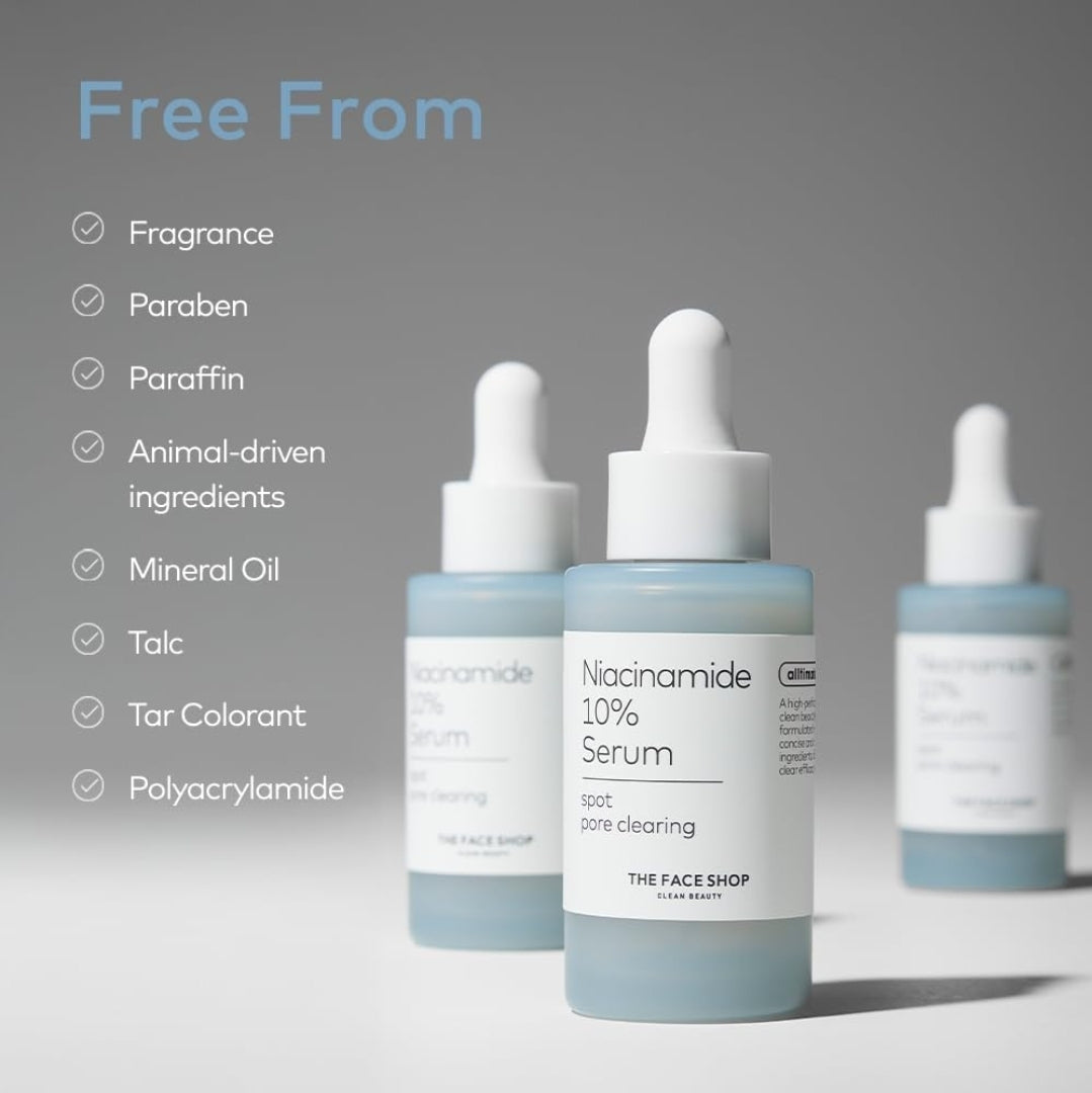 The Face Shop Alltimate Niacinamide 10% - Serum for Face with Caffeine & Peptide - Oil Control, Dark Spots and Pore reducer