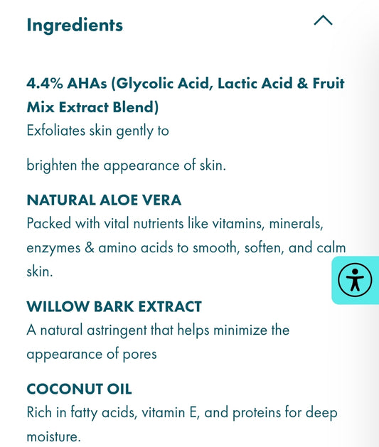 Kopari KP Body Bumps Be Gone - Clarifying Body Pads 4.4% AHA & Aloe Vera - Targets rough texture, dark spots, acne & KP