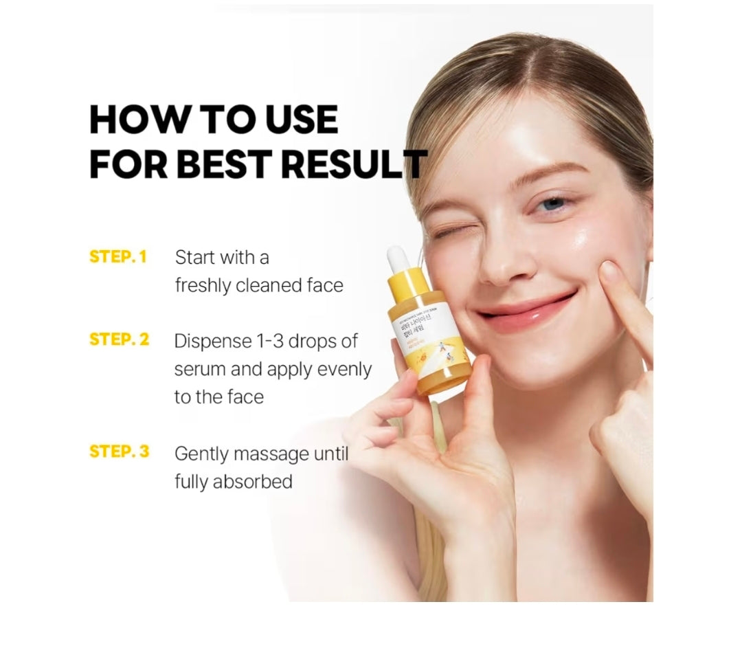 Suero facial con vitamina C para manchas oscuras ROUND LAB Vita Niacinamide: potencia la luminosidad y corrige las manchas oscuras. Mejora el tono desigual de la piel y realza su claridad.