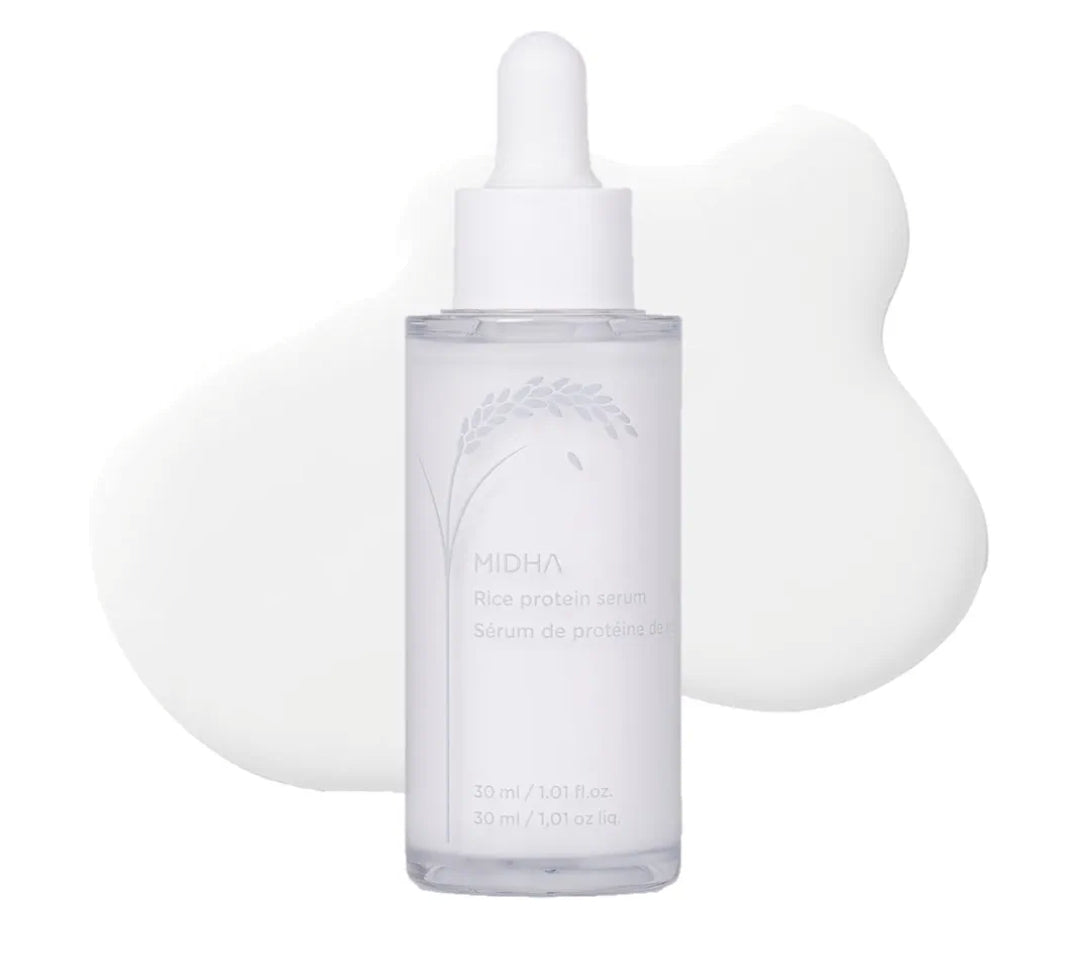 MIDHA Rice Protein Milky Serum - Deep hydration, Moisture balance, Firm Elasticity, Skin Barrier Support, Ceramide Skincare, Non-greasy finish, Smooth and hydrated, vegan
