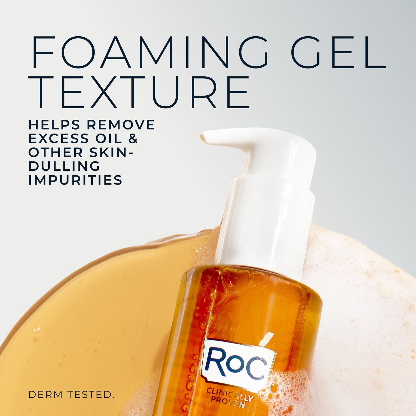 RoC MULTI CORREXION Revive + Glow Gel Cleanser - Cleanses, resurfaces, and extracts impurities