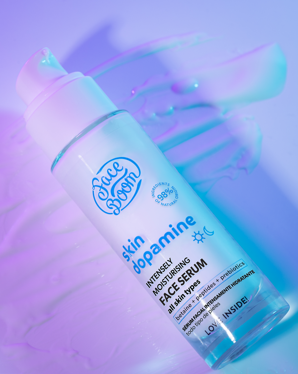Dopamina para la piel BodyBoom
Suero intensamente hidratante