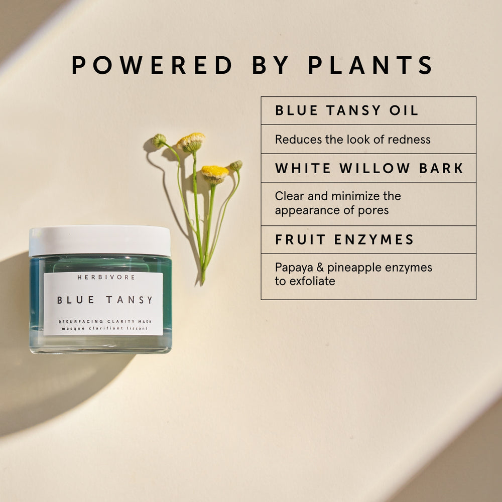 Herbivore Tansy Resurfacing Clarity Mask + Free Dr. Jart+ Soothing Hydra Solution