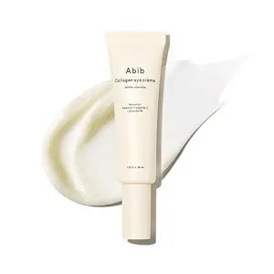Abib Non-animal Collagen Eye Cream Jericho Rose Tube, 1.01 fl. oz.(30 mL), Anti-Aging Eye Cream with Bakuchiol, Caffeine, Niacinamide for Dark Circles, Puffiness, Wrinkles, Fine Lines.