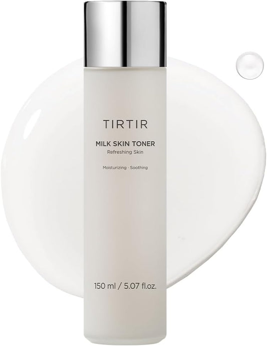 TIRTIR Milk Skin Rice Toner - Deep Moisturizing, Hydrating and Refreshing for face, Niacinamide, Ceramide, Rice Bran Extract, Nature-Oriented Ingredients, Korean Skin Care, Vegan