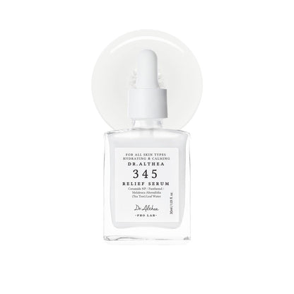 Dr.Althea 345 Relief Serum | Daily Hydrating Face Serum for Dry, Irritated Skin | Soothing Redness & Post-Acne Care, Non-comedogenic | Korean Vegan Skincare