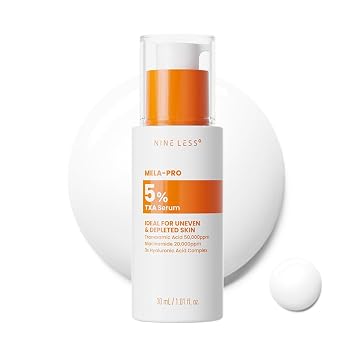 NINELESS MELA-PRO 5% Tranexamic Acid Serum, Radiance Booster, 1.01 fl.oz TXA, Niacinamide, Vitamin C, Hyaaluronic Acid, Even tone, Hydration, Smooth & Plump, Glowing glass skin, For all skin types.