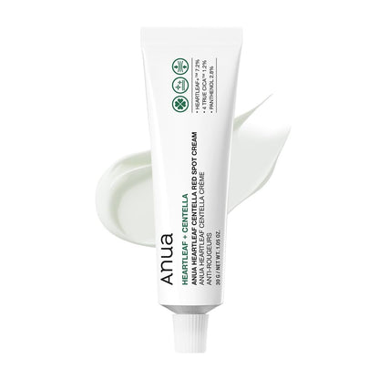 Anua Heartleaf Centella Red Spot Cream, Face Moisturizer for Skin Relief, Niacinamide, Panthenol, Cica Calming Care, Barrier Strengthening, Non-Comedogenic, Korean Skincare