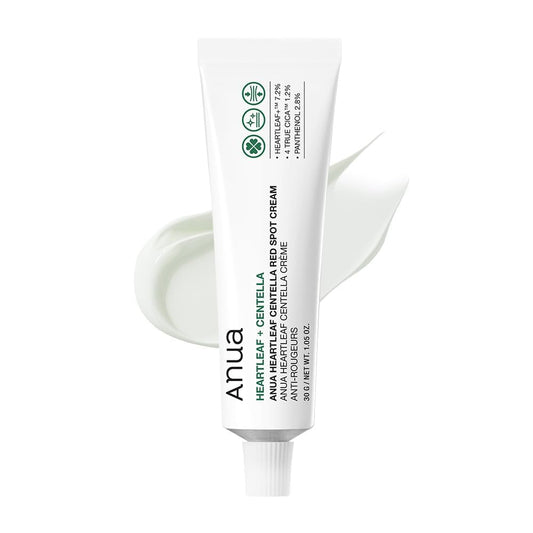 Anua Heartleaf Centella Red Spot Cream, Face Moisturizer for Skin Relief, Niacinamide, Panthenol, Cica Calming Care, Barrier Strengthening, Non-Comedogenic, Korean Skincare