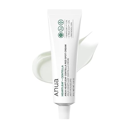 Anua Heartleaf Centella Red Spot Cream, Face Moisturizer for Skin Relief, Niacinamide, Panthenol, Cica Calming Care, Barrier Strengthening, Non-Comedogenic