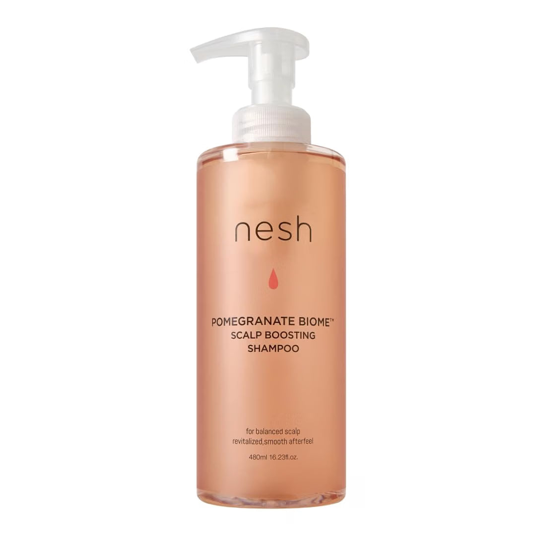 Nesh Pomegranate Biome Scalp Shampoo – Korean Hydrating Shampoo for Dry, Sensitive Scalp