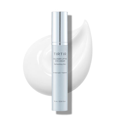TIRTIR Collagen Lifting Eye Cream - Roller Applicator, Wrinkle Spot Treatment, Revitalizing Moisturizer,Tightening Under Eye For Wrinkles,Fine Lines, Under Eye Bags, Lift Treatment For Men & Women