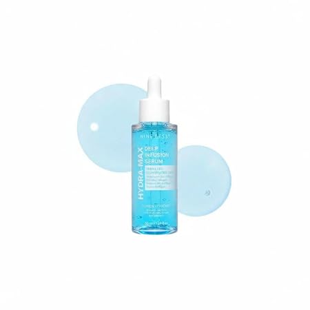 NINELESS HYDRA-MAX Deep Infusion Serum –48hr Korean Hydrating Face Serum with Hyaluronic Acid, Panthenol - 5 Ceramides -Deep Moisture, Fast Absorbing.