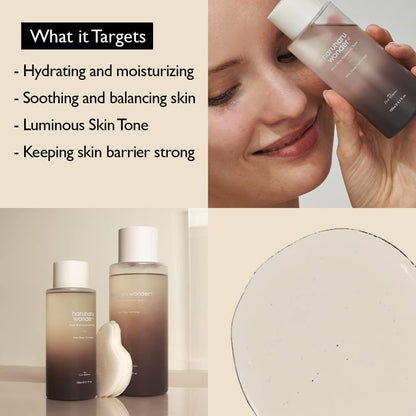 Haruharu Black Rice Hyaluronic Toner, Lavender Scent, Vegan, Toner for Face, Deep Hydration, Glass Skin, Soothing & Moisturizing, Balance Dehydrated Skin, Cruelty-Free, Korean Skin care