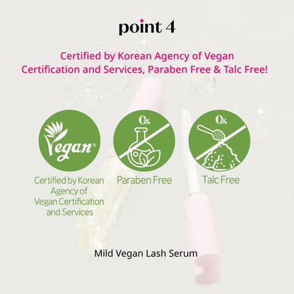 ETUDE My Lash Serum without prostaglandin, korean eye care, Strengthening with Biotin, Ginger extract for Lash health and growth, Non-sticky Mascara Serum, Vegan
