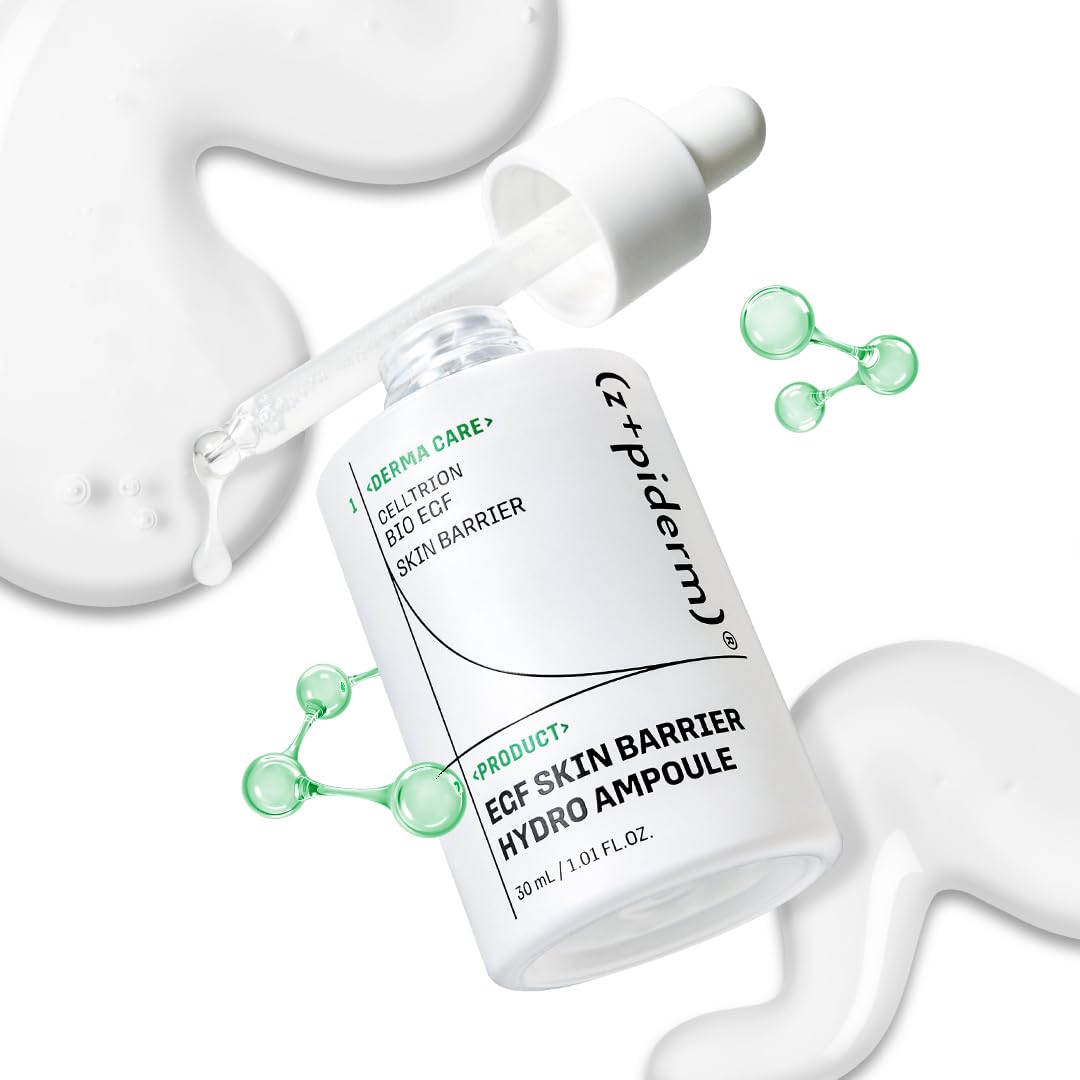 Zipiderm EGF Skin Barrier Serum, Lightweight Hydro Ampoule