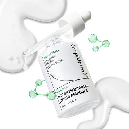 Zipiderm EGF Skin Barrier Serum, Lightweight Hydro Ampoule